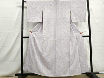 平和屋着物■大変加工の良い総絞り小紋　正絹　逸品　DABH8649qa