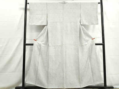 平和屋着物■大変加工の良い総絞り小紋　正絹　逸品　DABH8651qa