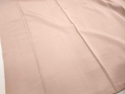 平和屋着物■上質な色無地　虹色　鬼しぼ縮緬　正絹　逸品　DABH8654qa