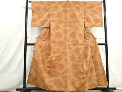 平和屋着物■上質な小紋　紬地　霞文　暈し染め　正絹　逸品　DABH8662qa