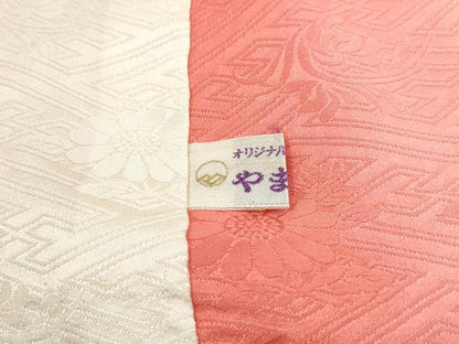 平和屋着物■豪華振袖　駒刺繍　絞り　草花文　牡丹　暈し染め　銀糸　やまと誂製　正絹　逸品　DABH8666qa