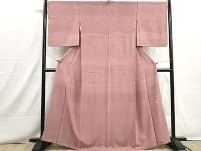 平和屋着物■江戸小紋　寺山存男　吉祥花小紋柄　正絹　逸品　DABH8674qa