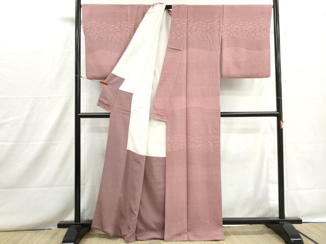 平和屋着物■江戸小紋　寺山存男　吉祥花小紋柄　正絹　逸品　DABH8674qa
