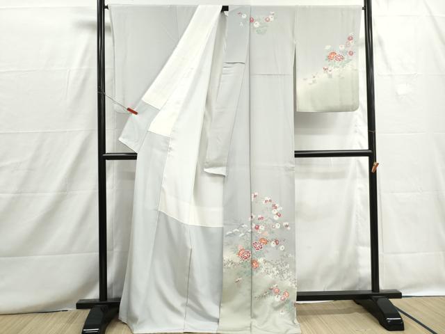 平和屋着物■訪問着　立波花文　暈し染め　金彩　ロング丈　正絹　逸品　DABH8675qa