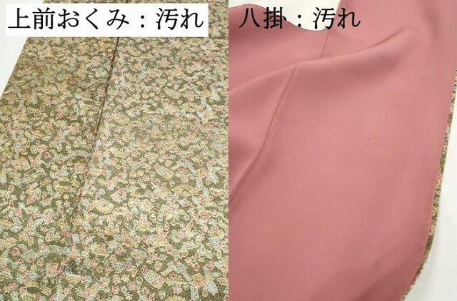 平和屋着物■上質な小紋　器物花文　正絹　逸品　DABH8687qa