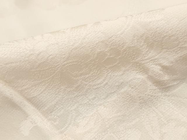 平和屋着物■振袖用長襦袢　無双仕立て　重ね雲花地紋　半衿刺繍　正絹　逸品　DABH8689qa