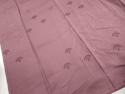 平和屋着物■上質な小紋　青海波文　正絹　逸品　DABH8711qa