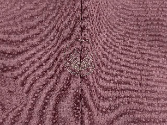 平和屋着物■上質な小紋　青海波文　正絹　逸品　DABH8711qa