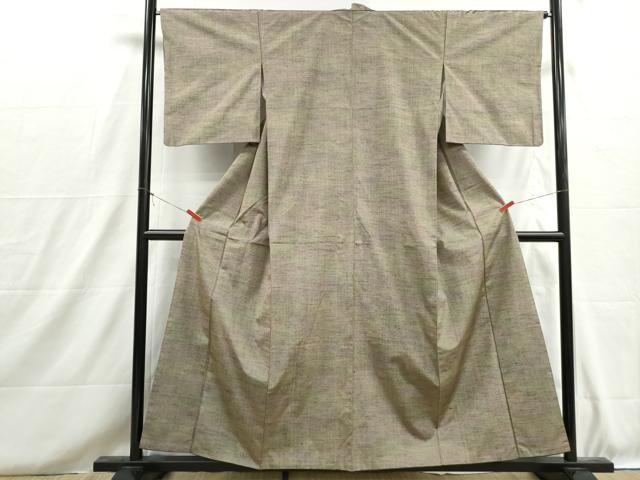 平和屋着物■上質な紬　霞文　暈し染め　正絹　逸品　DABH8712qa
