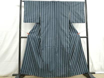 平和屋着物■上質な紬　間道　正絹　逸品　DABH8735qa