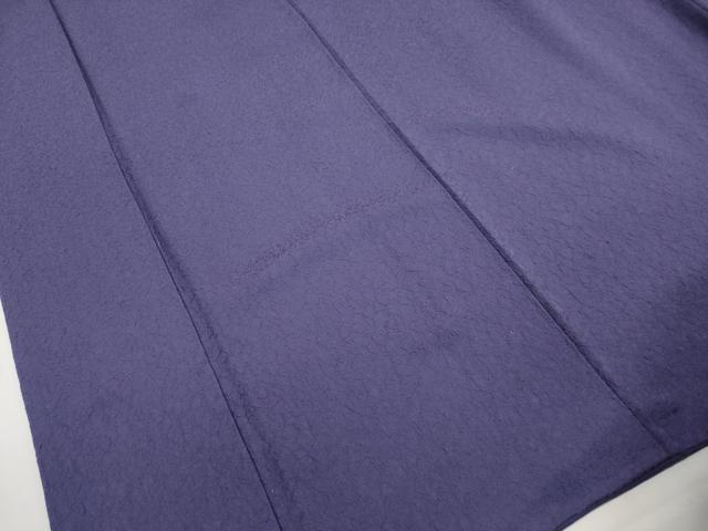 平和屋着物■上質な色無地　霞地紋　鳩羽色　正絹　逸品　DABH8740qa