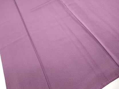 平和屋着物■上質な色無地　紫鳶色　正絹　逸品　DABH8742qa