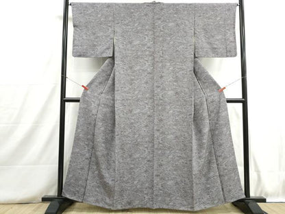 平和屋着物■上質な小紋　風景花文　正絹　逸品　DABH8747qa