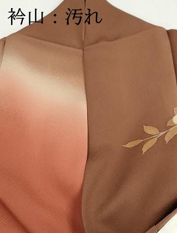 平和屋着物■訪問着　雪輪花文　暈し染め　金彩　ますいわ屋扱い　正絹　逸品　DABH8754qa