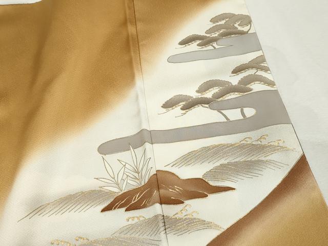 平和屋着物■豪華色留袖　人物風景文　暈し染め　金彩　正絹　逸品　DABH8757qa