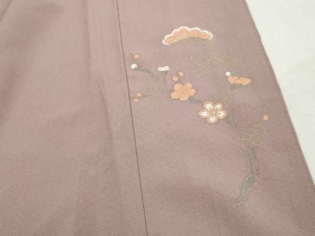 平和屋着物■豪華色留袖　雪芝飛鶴花文　暈し染め　金彩　正絹　逸品　DABH8761qa