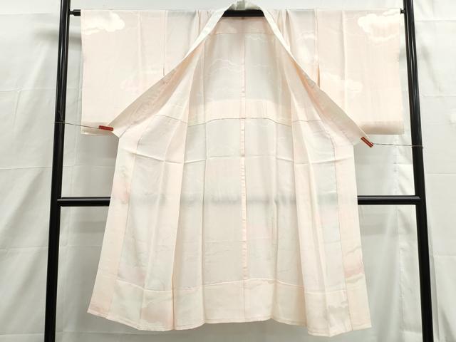 平和屋着物■長襦袢　無双仕立て　重ね雲地紋　暈し染め　正絹　逸品　DABH8763qa