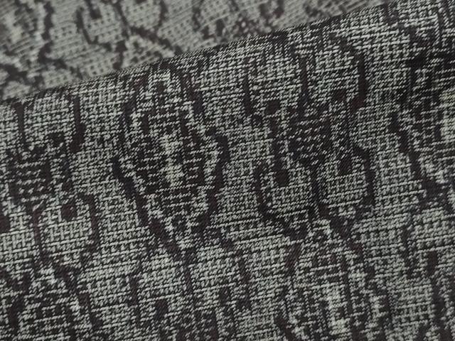 平和屋着物■上質な紬　抽象菱間道　正絹　逸品　DABH8781qa