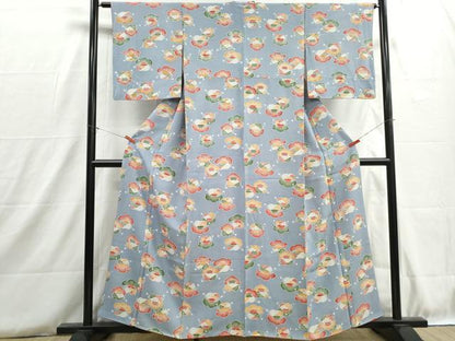 平和屋着物■上質な小紋　器物文　正絹　逸品　DABH8790qa