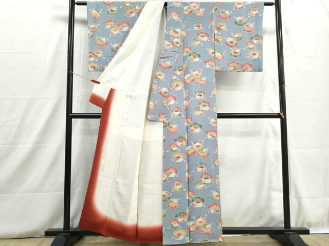 平和屋着物■上質な小紋　器物文　正絹　逸品　DABH8790qa