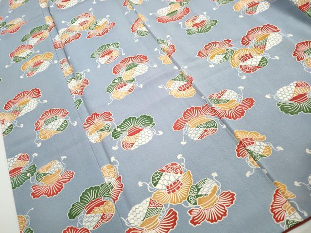 平和屋着物■上質な小紋　器物文　正絹　逸品　DABH8790qa