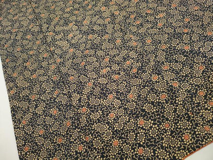 平和屋着物■上質な小紋　花唐草文　正絹　逸品　DABH8805qa