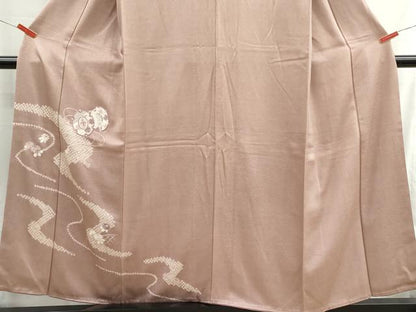 平和屋着物■訪問着　絞り　刺繍　花鼓文　高島屋扱い　正絹　逸品　DABH8819qa