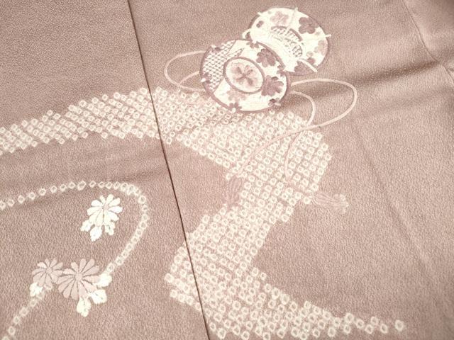 平和屋着物■訪問着　絞り　刺繍　花鼓文　高島屋扱い　正絹　逸品　DABH8819qa