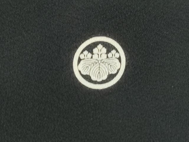 平和屋着物■豪華黒留袖　作家物　歌舞伎　枝葉シルエット　金彩　正絹　逸品　DABH8822qa
