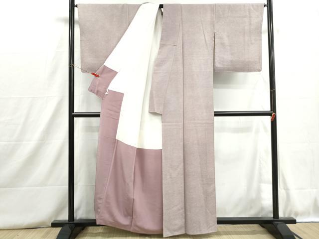 平和屋着物■江戸小紋　鮫小紋柄　正絹　逸品　DABH8824qa