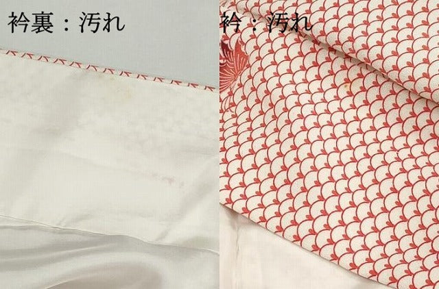 平和屋着物■訪問着　舞蝶青海波文　正絹　逸品　DABH8827qa