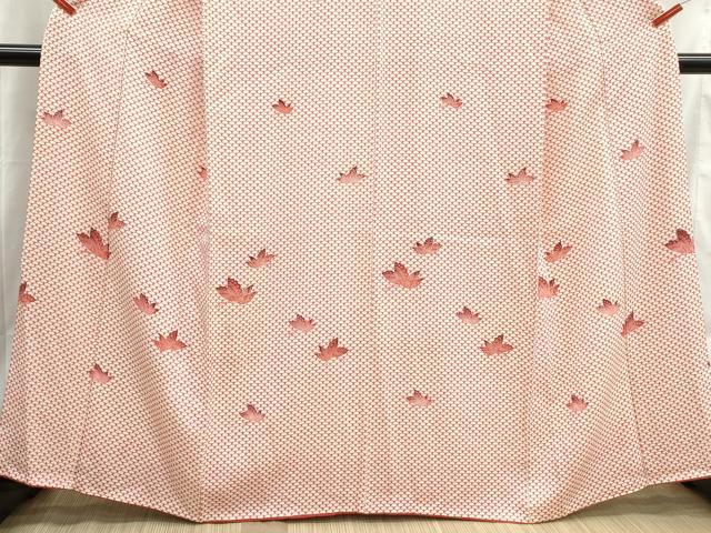 平和屋着物■訪問着　舞蝶青海波文　正絹　逸品　DABH8827qa