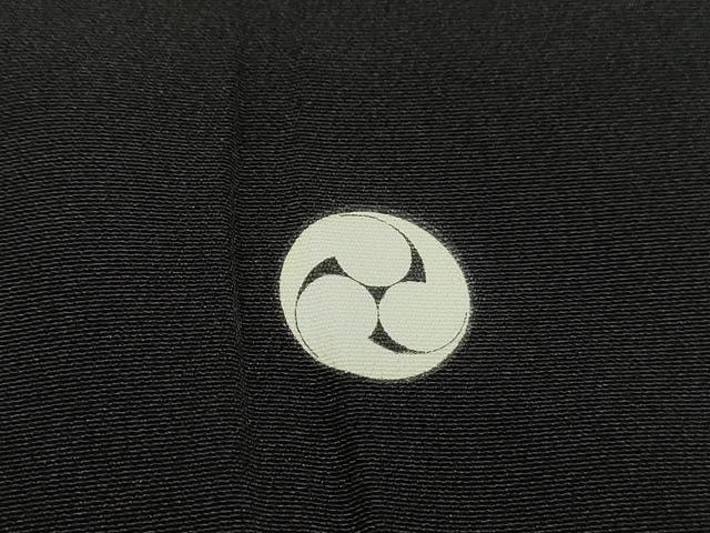 平和屋着物■豪華黒留袖　鬘帯花車文　花籠　暈し染め　金彩　正絹　逸品　DABH8833qa