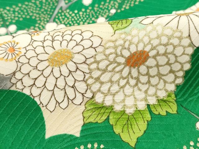 平和屋着物■豪華振袖　雲取り花文　金彩　正絹　逸品　DABH8849qa