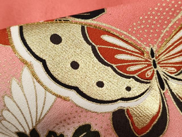 平和屋着物■豪華振袖　駒刺繍　花蝶松文　暈し染め　金彩　やまと誂製　正絹　逸品　DABH8853qa