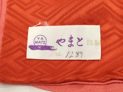 平和屋着物■豪華振袖　駒刺繍　花蝶松文　暈し染め　金彩　やまと誂製　正絹　逸品　DABH8853qa