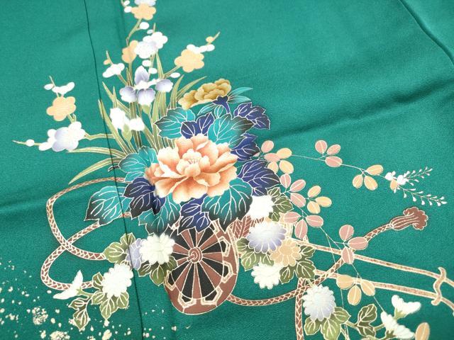 平和屋着物■訪問着　花車文　暈し染め　金彩　正絹　逸品　DABH8860qa