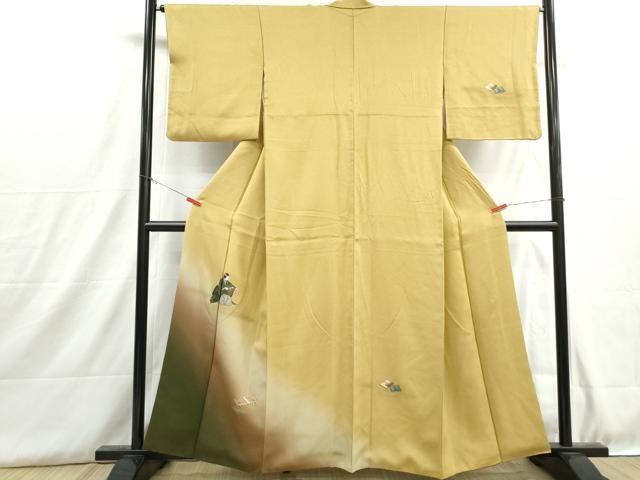 平和屋着物■訪問着　作家物　器物文　能　暈し染め　金彩　正絹　逸品　DABH8861qa
