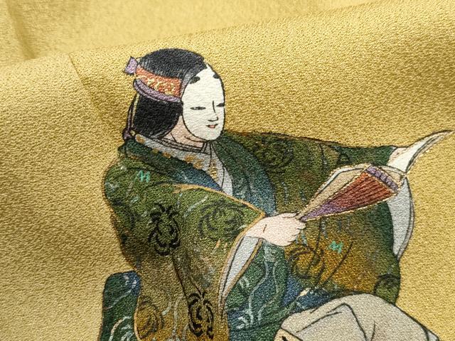 平和屋着物■訪問着　作家物　器物文　能　暈し染め　金彩　正絹　逸品　DABH8861qa