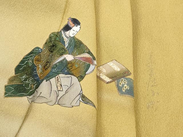 平和屋着物■訪問着　作家物　器物文　能　暈し染め　金彩　正絹　逸品　DABH8861qa
