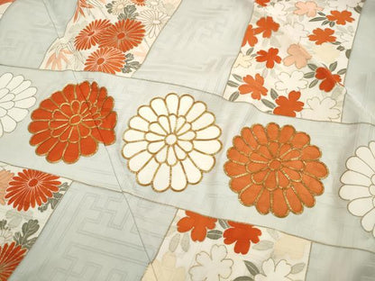 平和屋着物■豪華振袖　駒刺繍　宝尽くし花松文　金彩　正絹　逸品　DABH8864qa