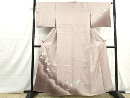 平和屋着物■訪問着　草花文　暈し染め　正絹　逸品　DABH8875qa