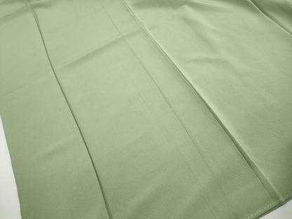 平和屋着物■上質な色無地　苗色　正絹　逸品　DABH8890qa