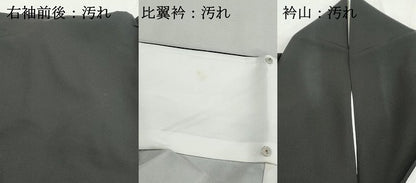 平和屋着物■豪華黒留袖　地紙飛鶴渡橋花文　金彩　正絹　逸品　DABH8894qa