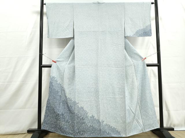 平和屋着物■訪問着　楓尽くし　お召縮緬　正絹　逸品　DABH8906qa