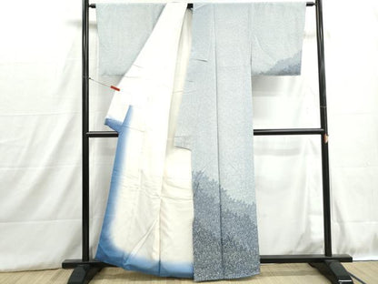 平和屋着物■訪問着　楓尽くし　お召縮緬　正絹　逸品　DABH8906qa