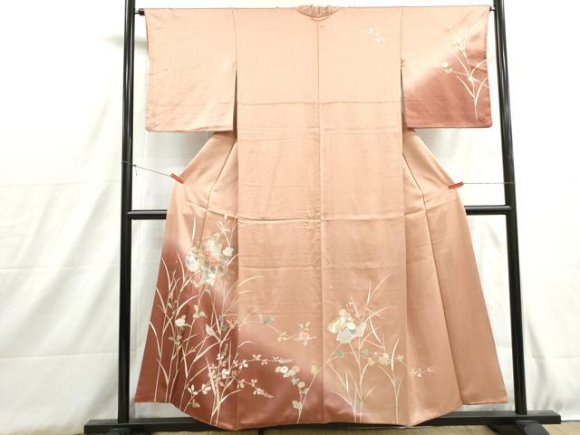 平和屋着物■訪問着　花鼓文　暈し染め　金彩　正絹　逸品　DABH8914qa