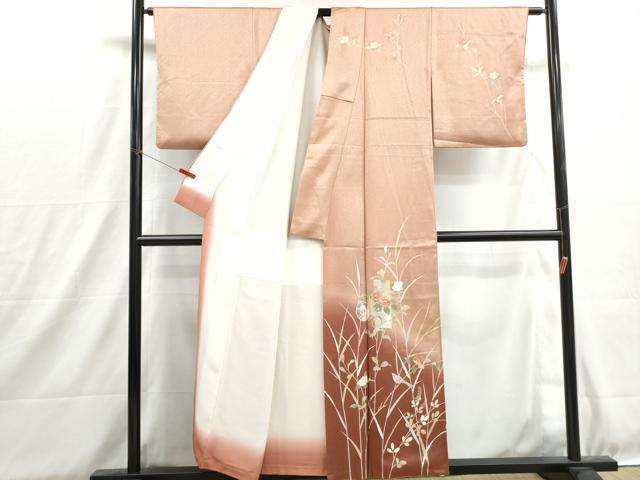 平和屋着物■訪問着　花鼓文　暈し染め　金彩　正絹　逸品　DABH8914qa