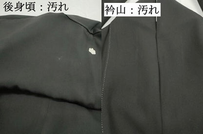 平和屋着物■豪華黒留袖　駒刺繍　扇面群鶴花文　牡丹　暈し染め　金彩　ロング丈　正絹　逸品　DABH8933qa