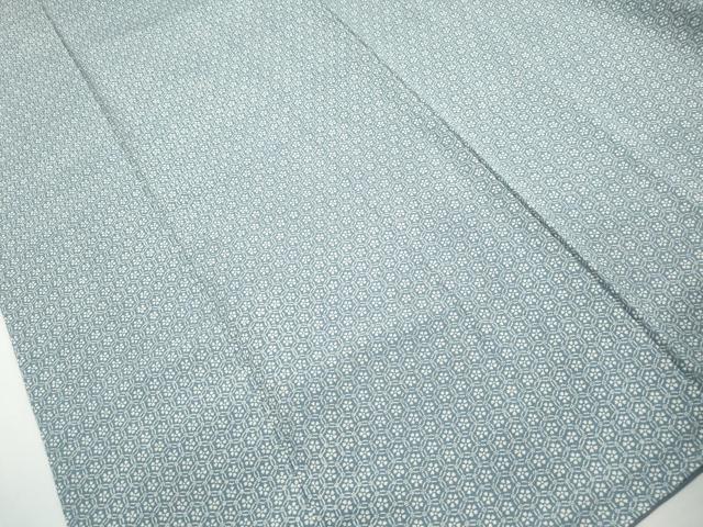 平和屋着物■上質な小紋　花丸文　正絹　逸品　DABH8938qa